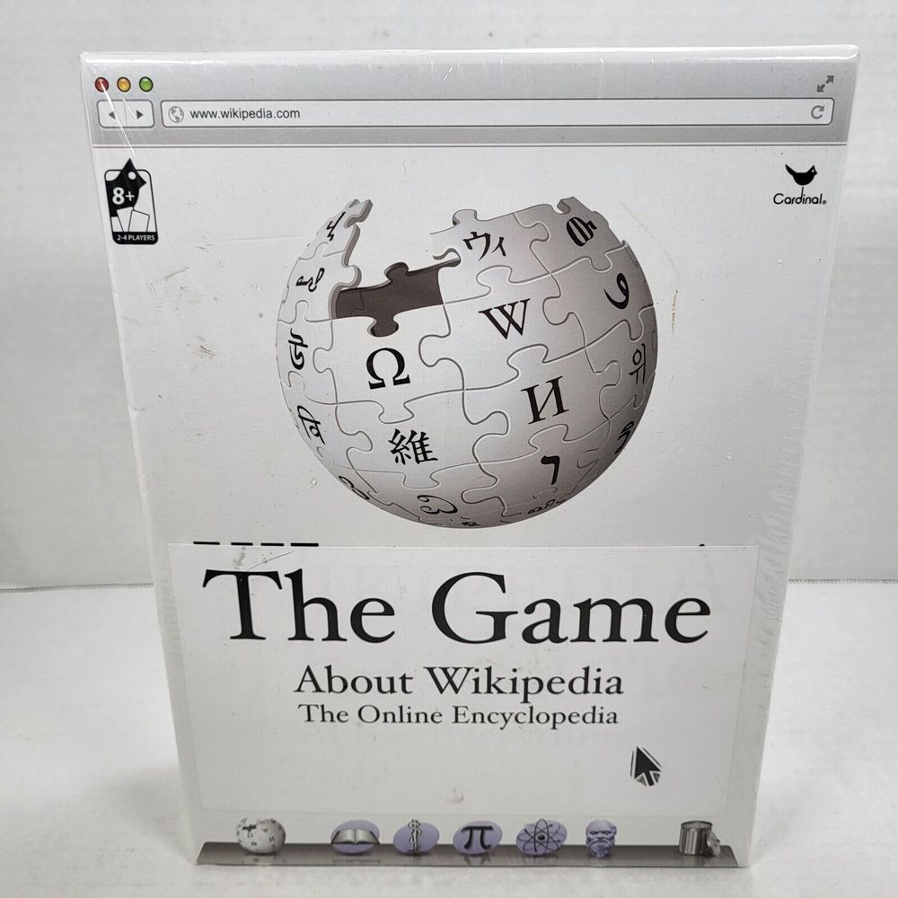 Cardinal New Sealed The Game About Wikipedia The Online‎ Encyclopedia Ages 8+